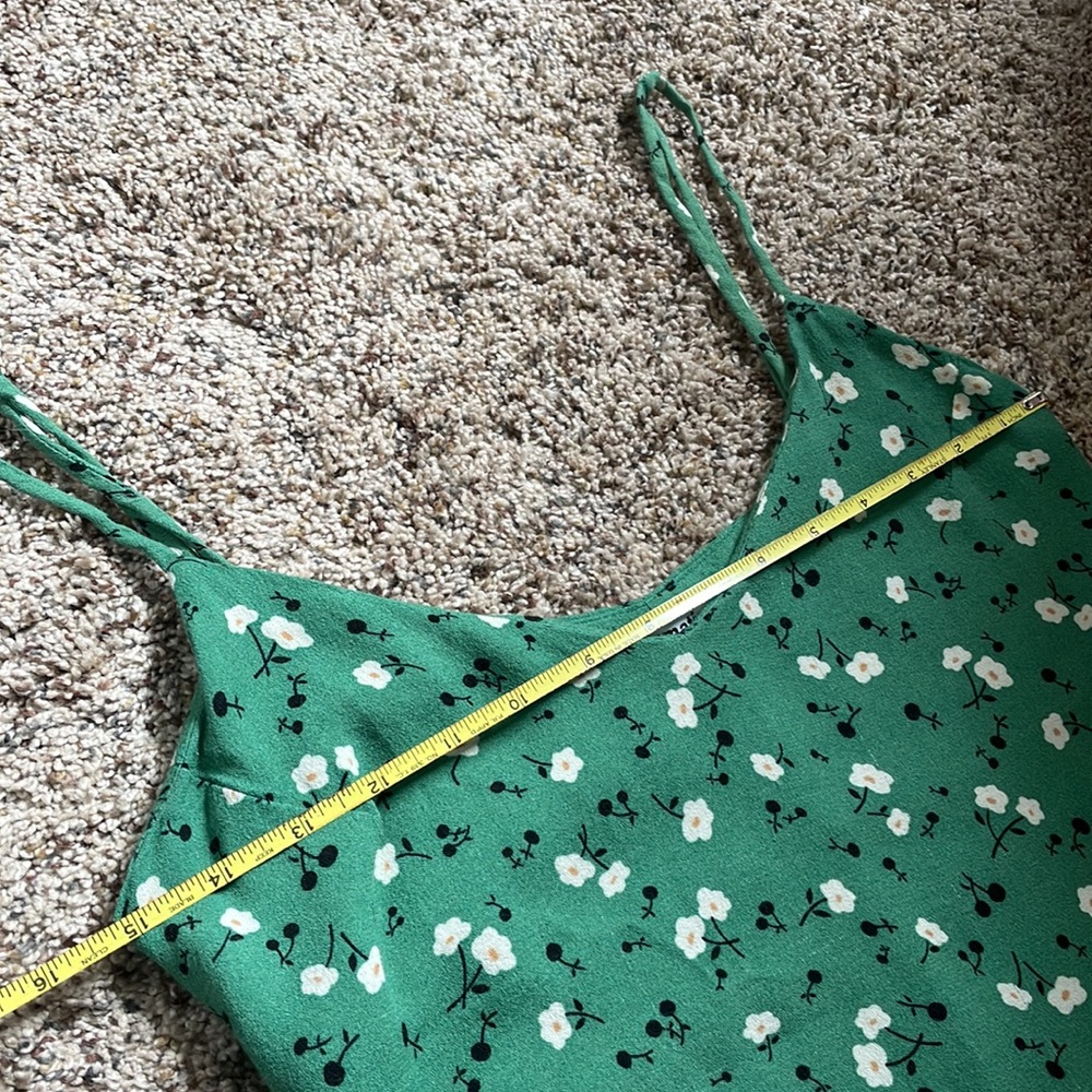 ❌Sold❌Reformation green floral midi slip dress size 6 - Picture 13 of 17